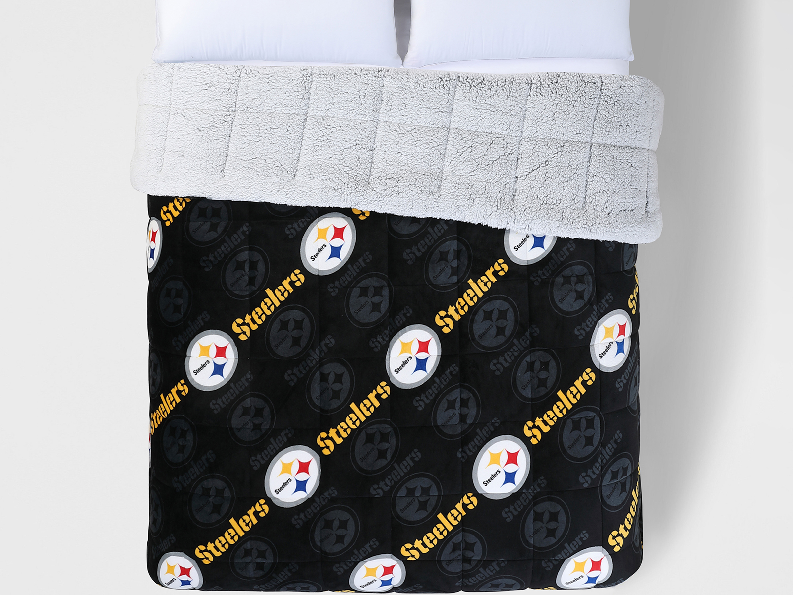 Cathay Sports Queen/King NFL Plush Sherpa Cold Weather Comforter